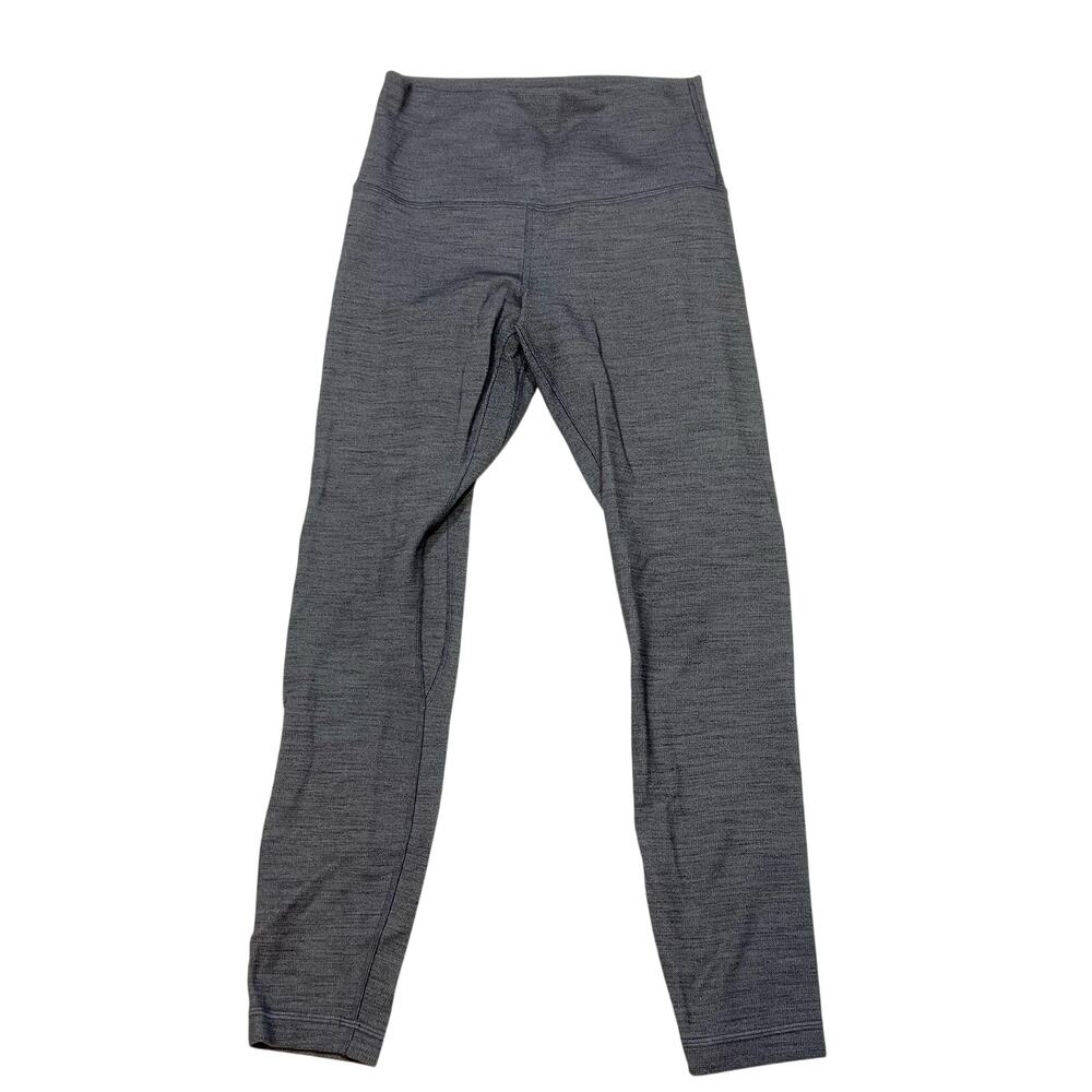 Lululemon Align Pant Leggings 6 Heathered Graphite Gray High Rise 25 Inseam
